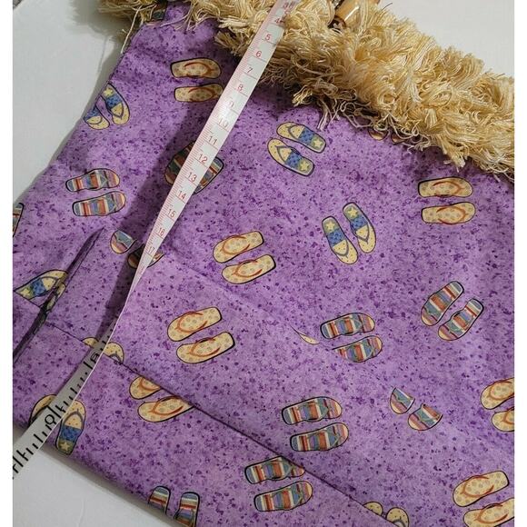 One of a Kind Designs Beach Purse Bamboo Handle - Picture 9 of 10